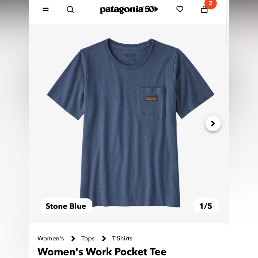 Patagonia Womens Work Pocket Tee